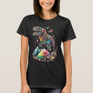 Esoteric Rex Trex Crystals Cute Illustration 2 T-Shirt