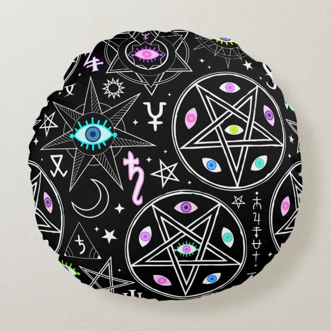 Esoteric Round Pillow (Front)