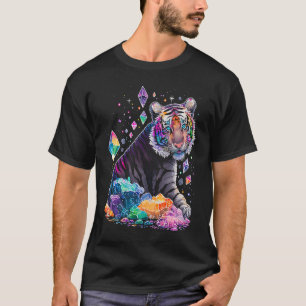 Esoteric Tiger Crystals Cute Illustration 1 T-Shirt