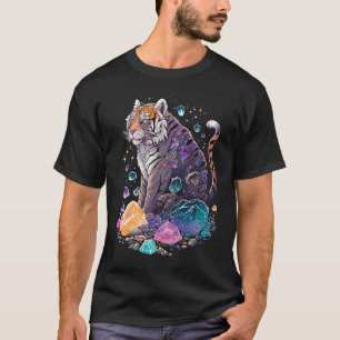Esoteric Tiger Crystals Cute Illustration 2 T-Shirt