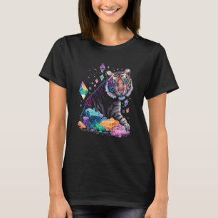 Esoteric Tiger Crystals Cute Illustration  2 T-Shirt