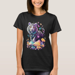 Esoteric Tiger Crystals Cute Illustration 7 T-Shirt