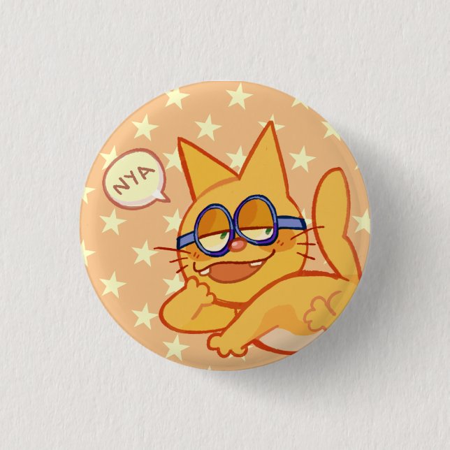 ESP kitty! (ichi squad 2/5) 1 Inch Round Button (Front)