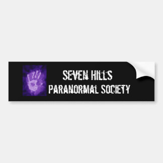 esp, Seven Hills, Paranormal Society Bumper Sticker