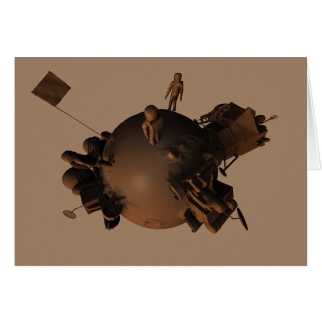 Espace chocolat 4 cartes (Devant horizontal)