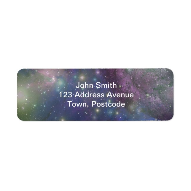 Espace, étoiles, galaxies et nébuleuses (Devant)