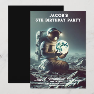 Espace extra-atmosphérique Invitations de fête d'a