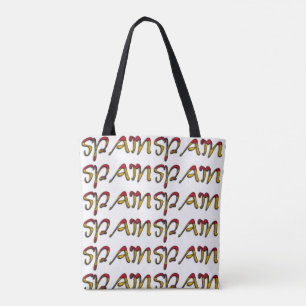 Espagne Drapeau Typographie de couleur sac de pays
