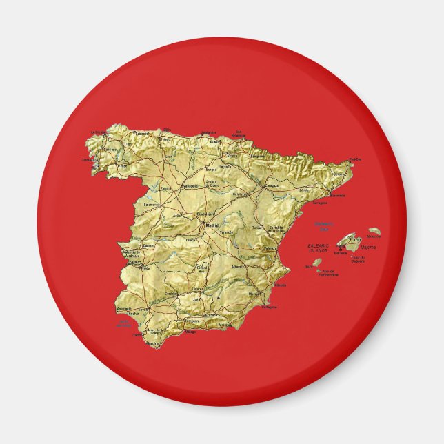 Espagne - Magnet de cartes (Devant)