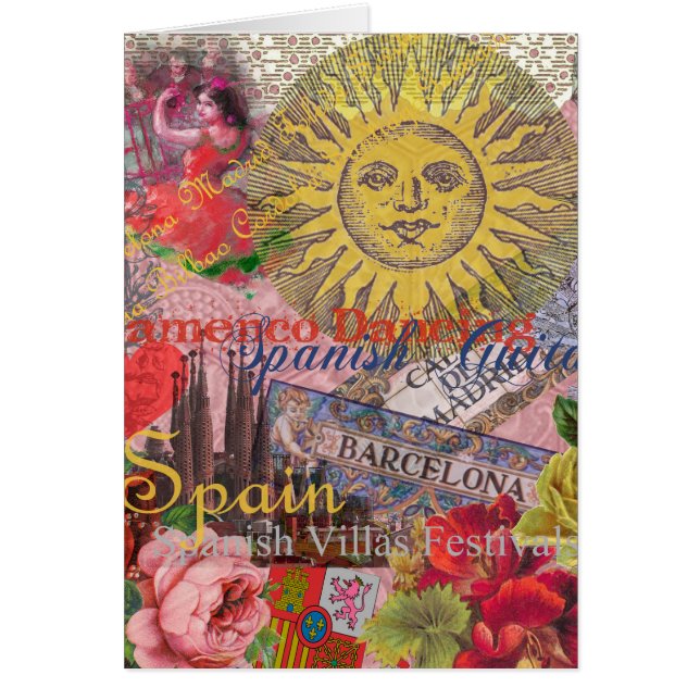 Espagne Sunshine Espagnol Travel Art (Devant)