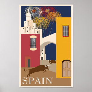 Espagne Travel Poster Vintage