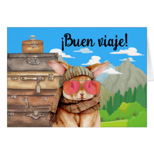 Espagnol Buen Viaje Bon Voyage Rabbit