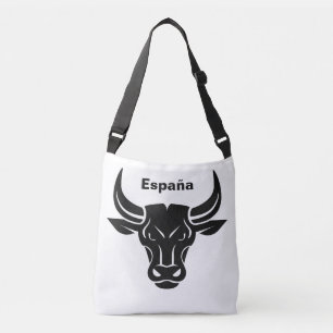 Espagnol Bull, texte personnalisé et sacs couleur