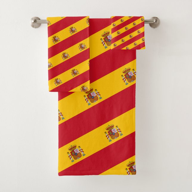 Espagnol Drapeau et Espagne Voyage, vacances/fans  (En situation)