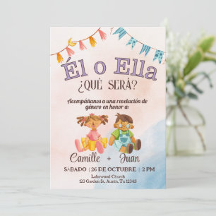 Espagnol Genre Reveillez Invitation garçon ou fill