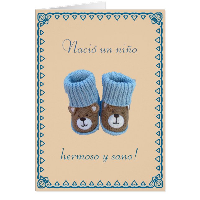 Espagnol : Nino de l'ONU de Nacio ! Naissance de (Devant)