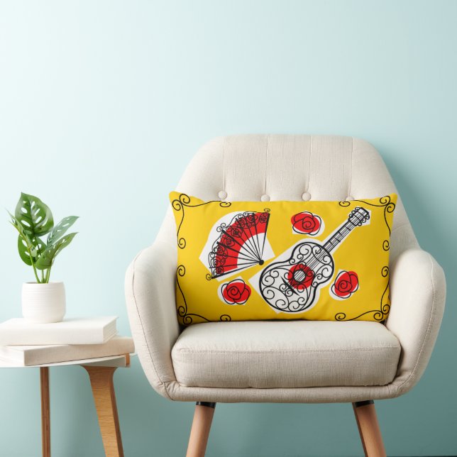 Espagnol Souvenirs corners coussin lombbar (Chaise)