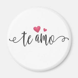 Espagnol Te Amo I Love You Valentine   Magnet