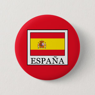 España 2 Inch Round Button