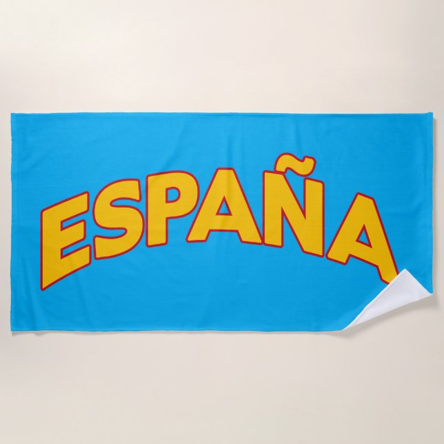 España 5 beach towel (Front)