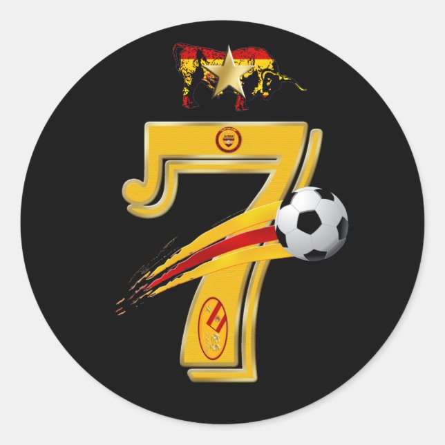 España Campeones Del Mundo 7 Stickers (Front)