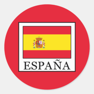 España Classic Round Sticker