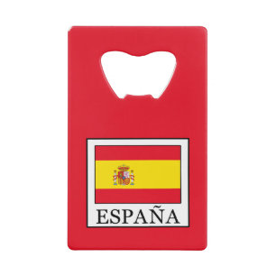 España Credit Card Bottle Opener