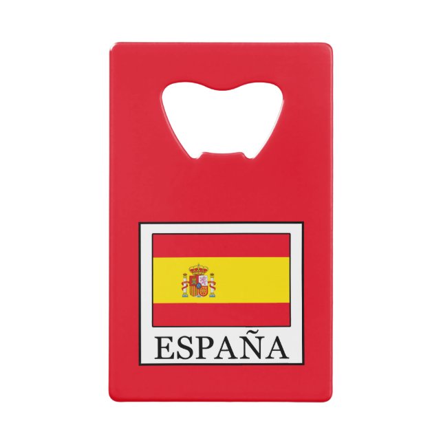España Credit Card Bottle Opener (Front)