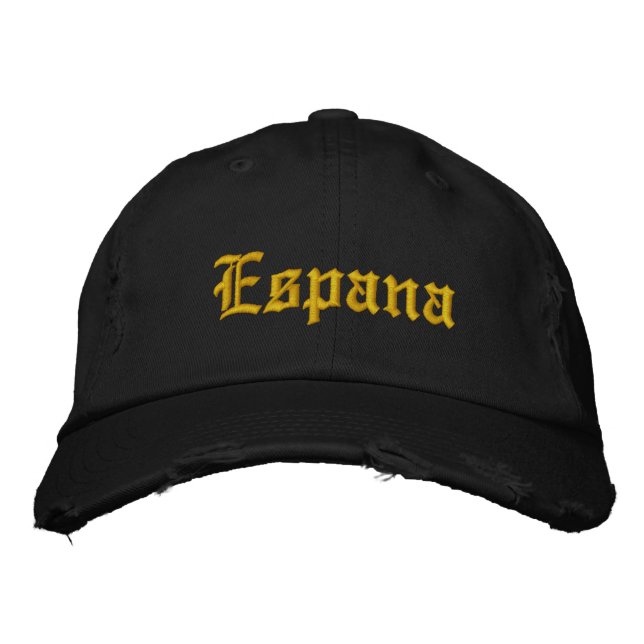 Espana Embroidered Hat (Front)