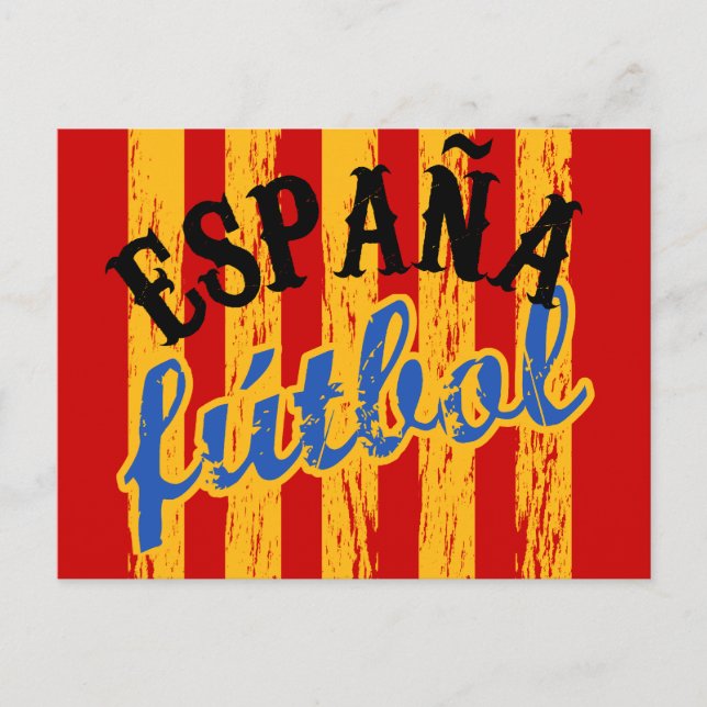 España Fútbol Postcards (Front)