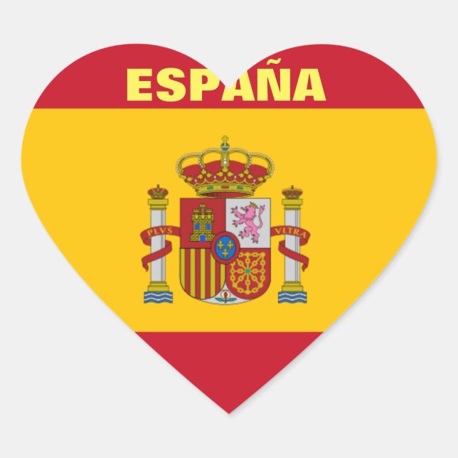 ESPAÑA HEART STICKER (Front)