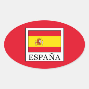 España Oval Sticker