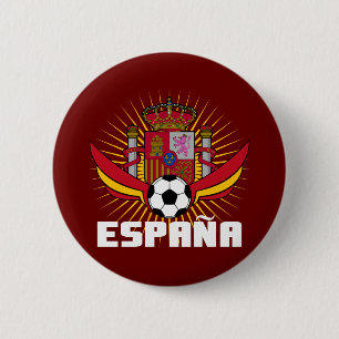 España Soccer 2 Inch Round Button