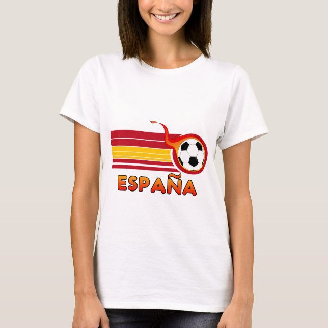 Espana Soccer Womens T-Shirt (Front)