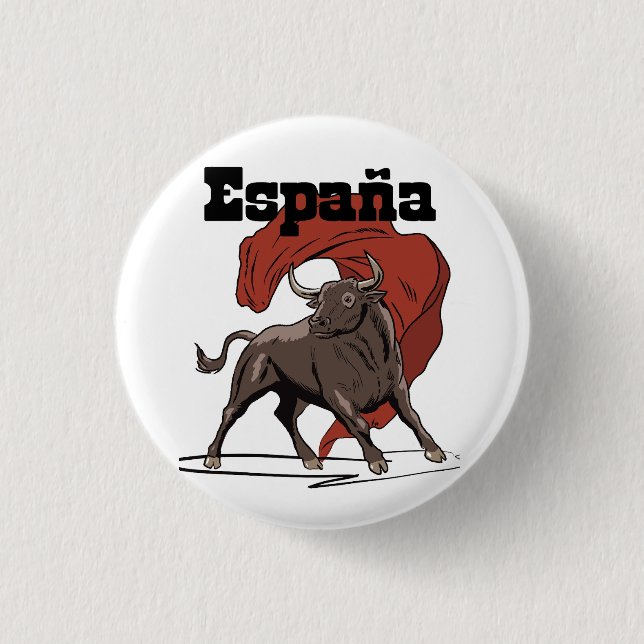 España Travel poster 1 Inch Round Button (Front)