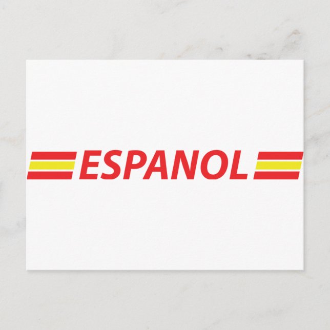 espanol icon postcard (Front)