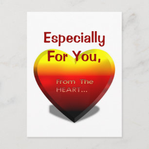Especially For You From the Heart, postcard