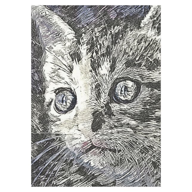 especially for you - Kitten 721-1 Tablecloth (Front)