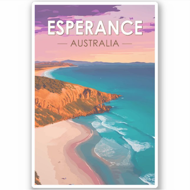 Esperance Australia Travel Art Vintage (Front)