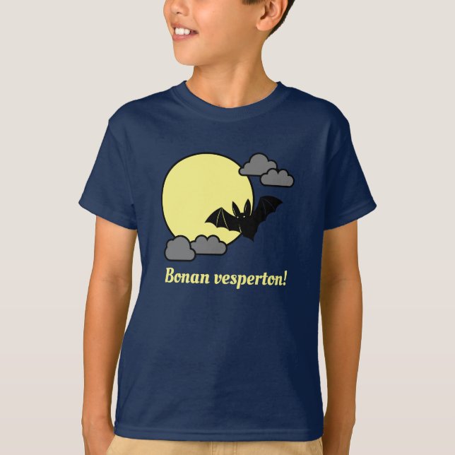 Esperanto: Bonan vesperton! T-Shirt (Front)