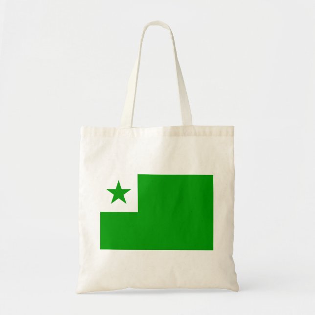 Esperanto butikuma saketo / grocery shopping bag (Front)