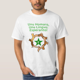 Esperanto colorless deep hands T-Shirt