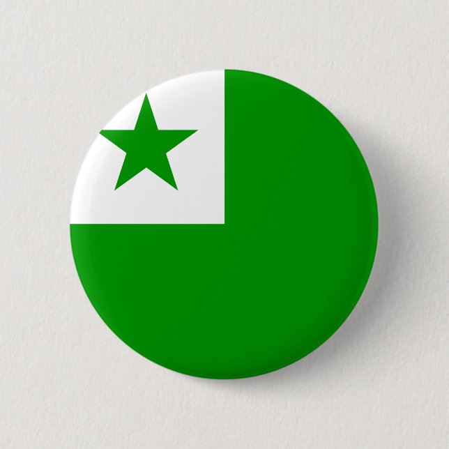 Esperanto Flag 2 Inch Round Button (Front)