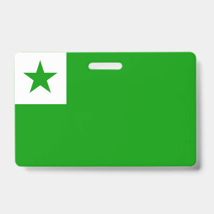 Esperanto flag Badge
