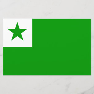 Esperanto Flag Stationery