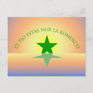 Esperanto: Just the Beginning Postcard