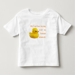 Esperanto: Mi fartas bone, ĉar mi havas anason. Toddler T-shirt