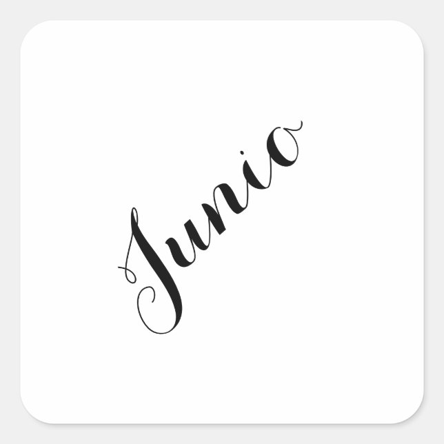 Esperanto Month Stickers - Junio (June) (Front)