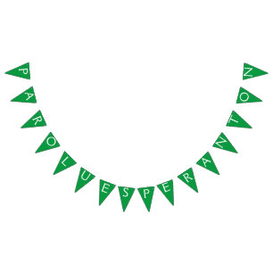 Esperanto: Parolu Esperanton Bunting Flags