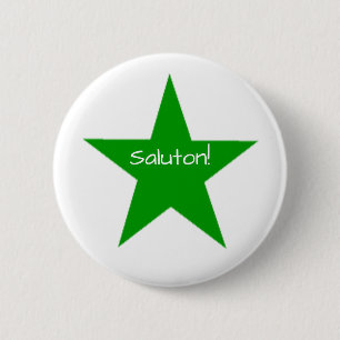 Esperanto: Saluton 2 Inch Round Button